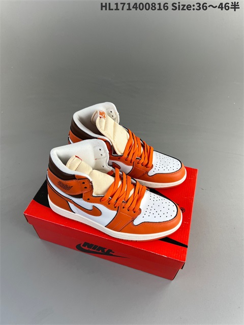 women air jordan 1 shoes H 2023-10-26-544
